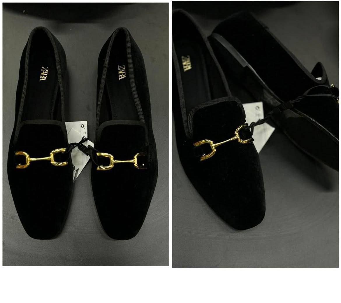 Zara Velvet Shoes