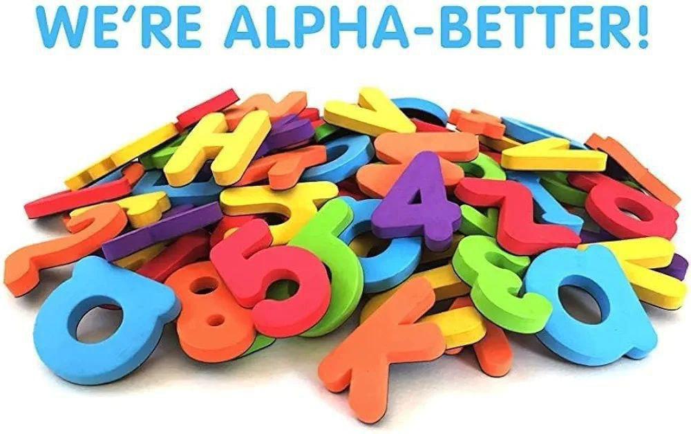 26 የእንግሊዝኛ ፊደላት እና 10 ቁጥሮችን ያካተተ መማሪያ ምንጣፍ