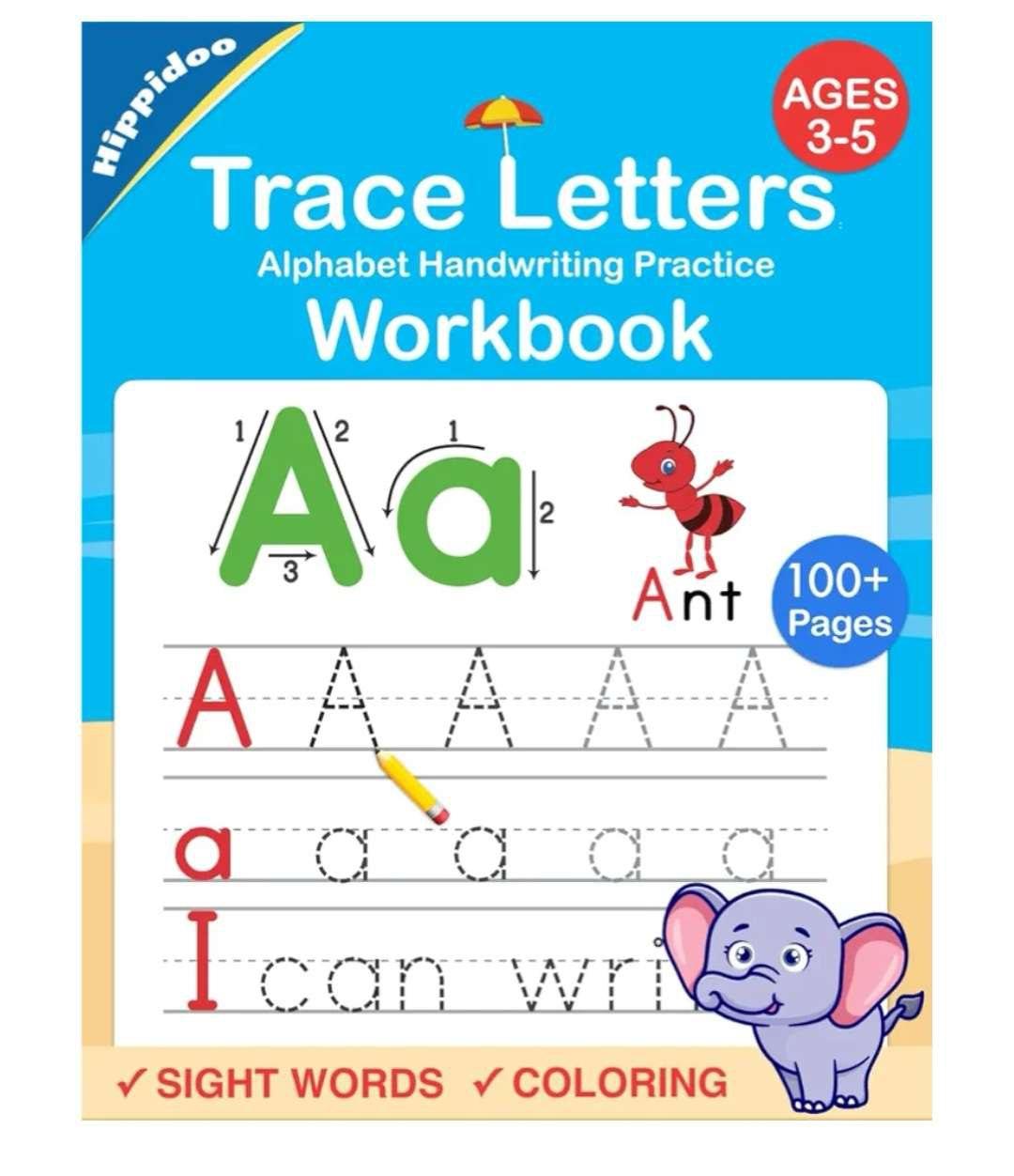 Trace Letters Alphabet Handwriting Practice Workbook