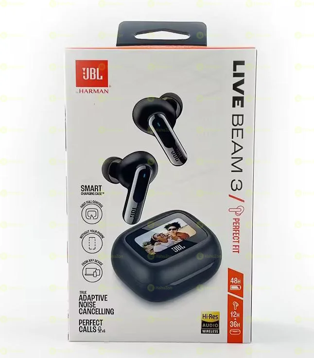 JBL Live Beam 3 True Wireless Noise-Cancelling Earbuds