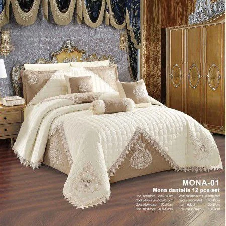 Milanobedlinen Comforter Julia Lace 11pcs Set
