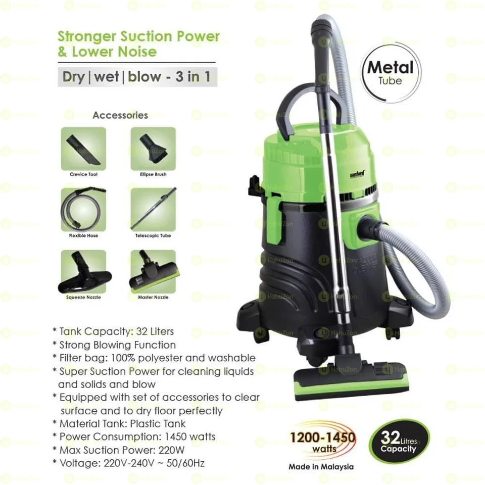 Sanford 3 in 1 Vacuum Cleaner 32 Liter