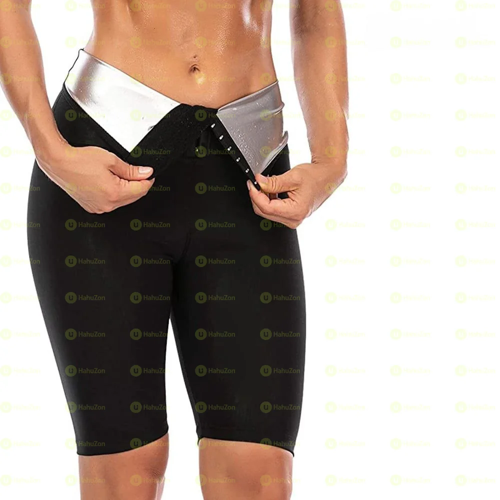 High Waist Sauna Sweat Shorts