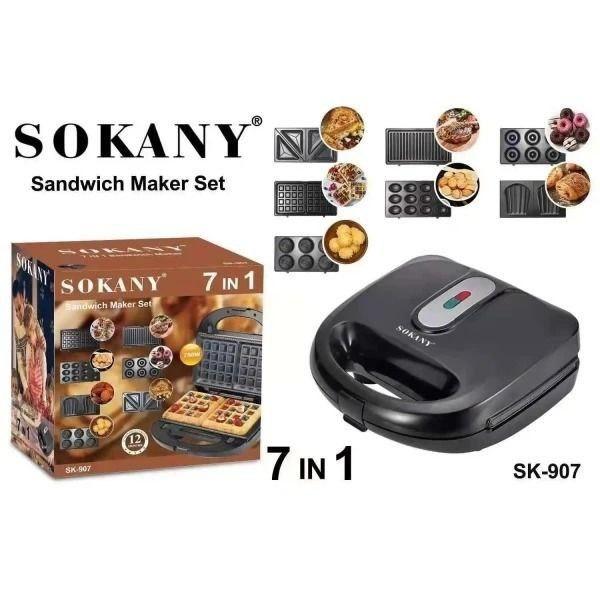 Sokany Waffle Sandwich Maker Set