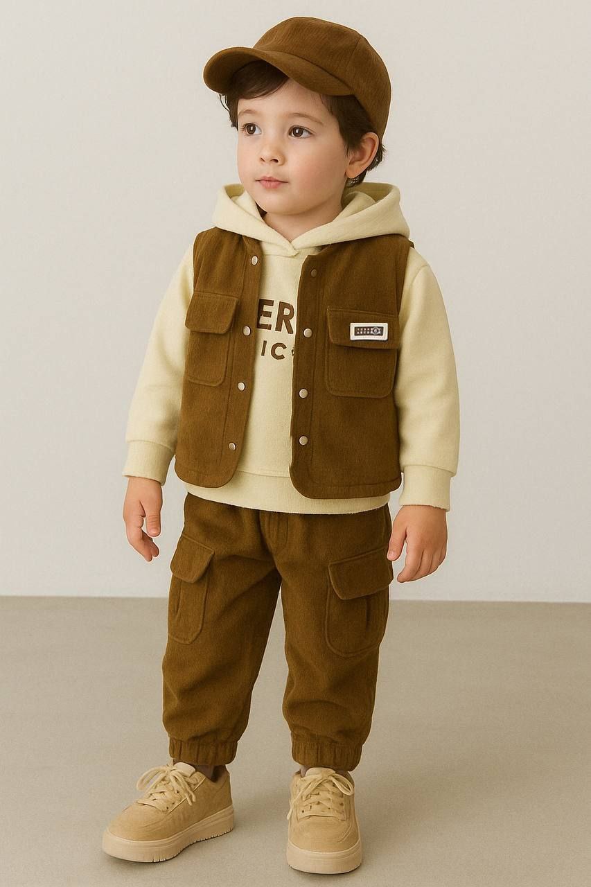 3 Pcs Kids Outfit