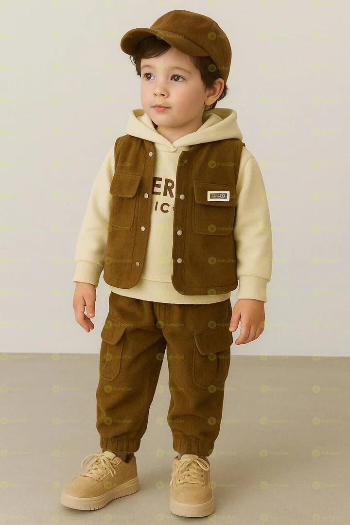 3 Pcs Kids Outfit