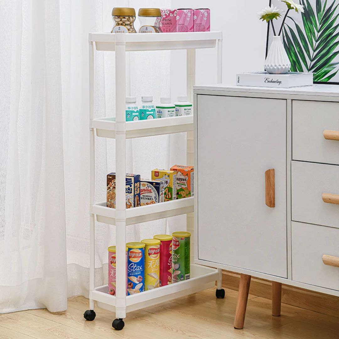 4 Layer Mobeable Storage Rack