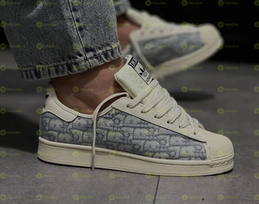 adidas gazelle silver green womens Drama Call x Adidas Superstar II Black Metrolink Blue main image 1