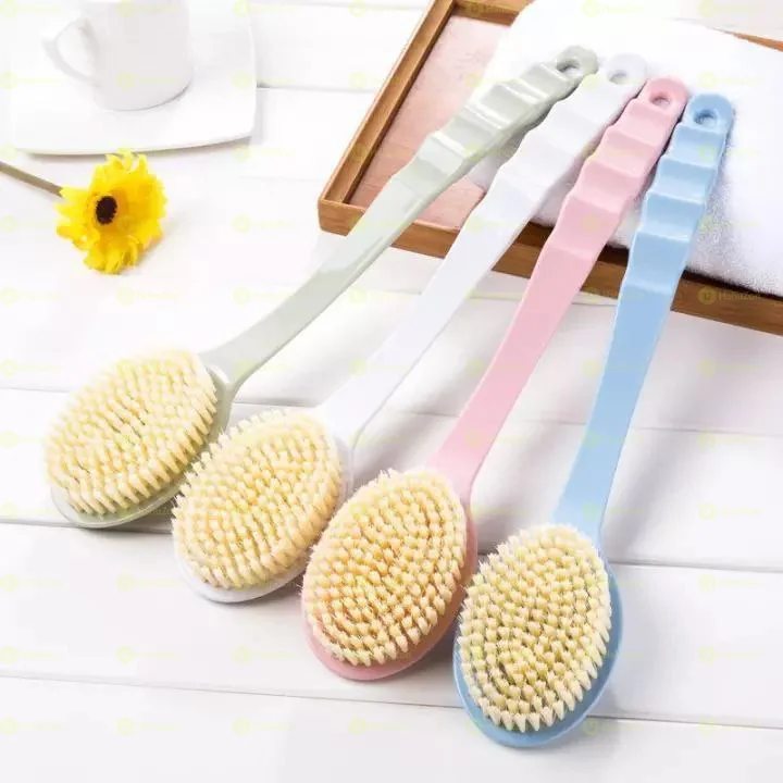 2in1 long Hundled bath brush