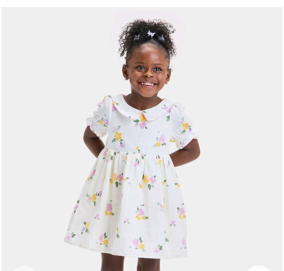 Cat & jack Toddler Girl's Floral Dress