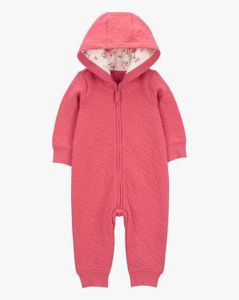 Carter's Cotton Blend Long-Sleeve Jumpsuit