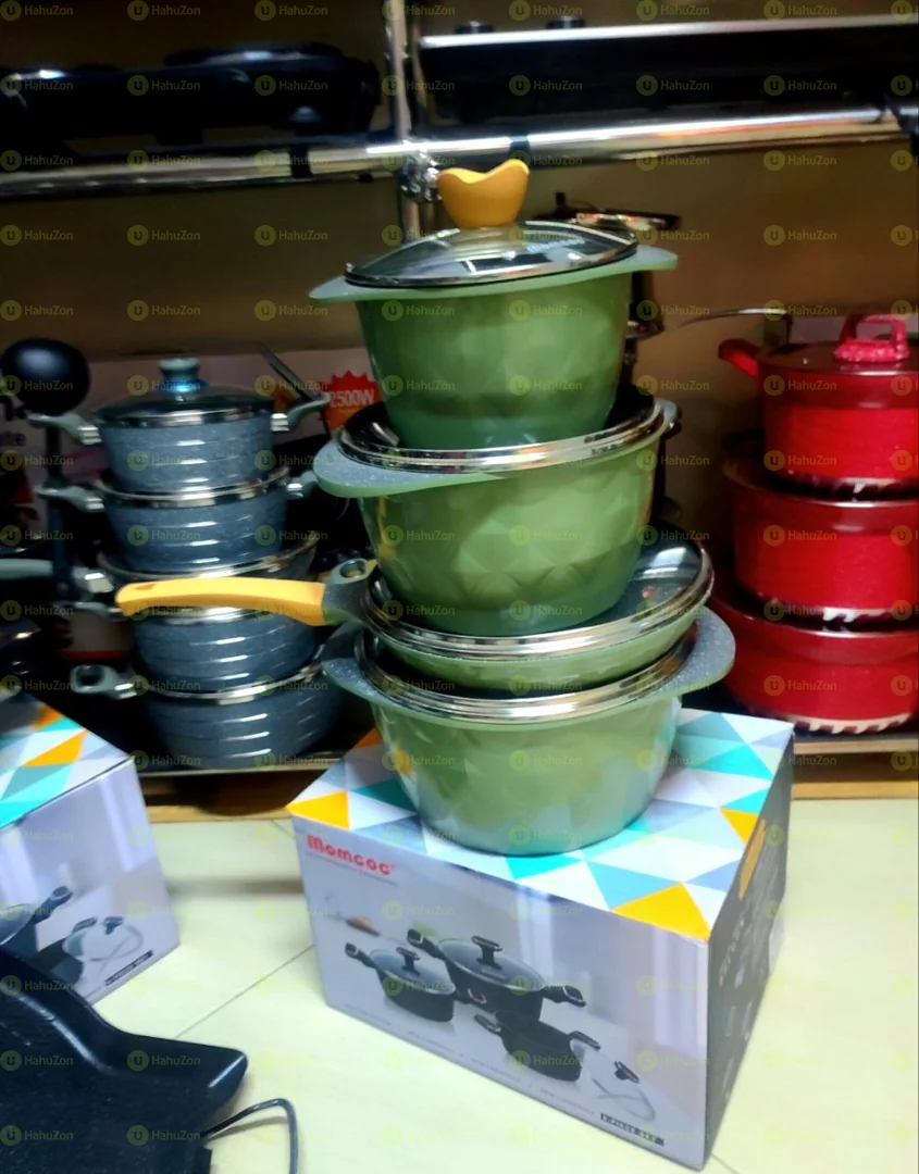 MOMCOC 4 SET MARBLE COOKWARE