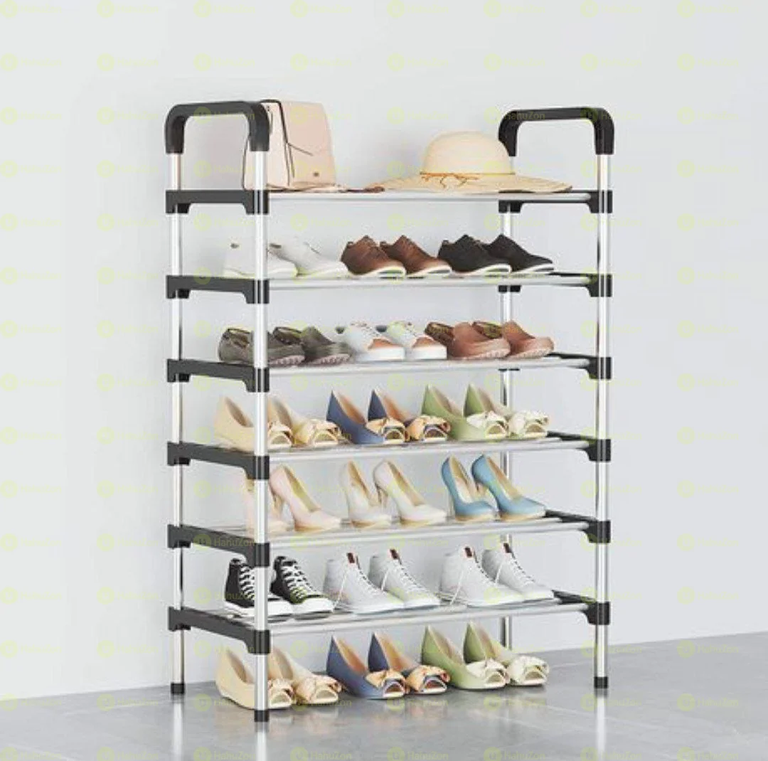 6 Layers Stainless Steel Shoes Rack