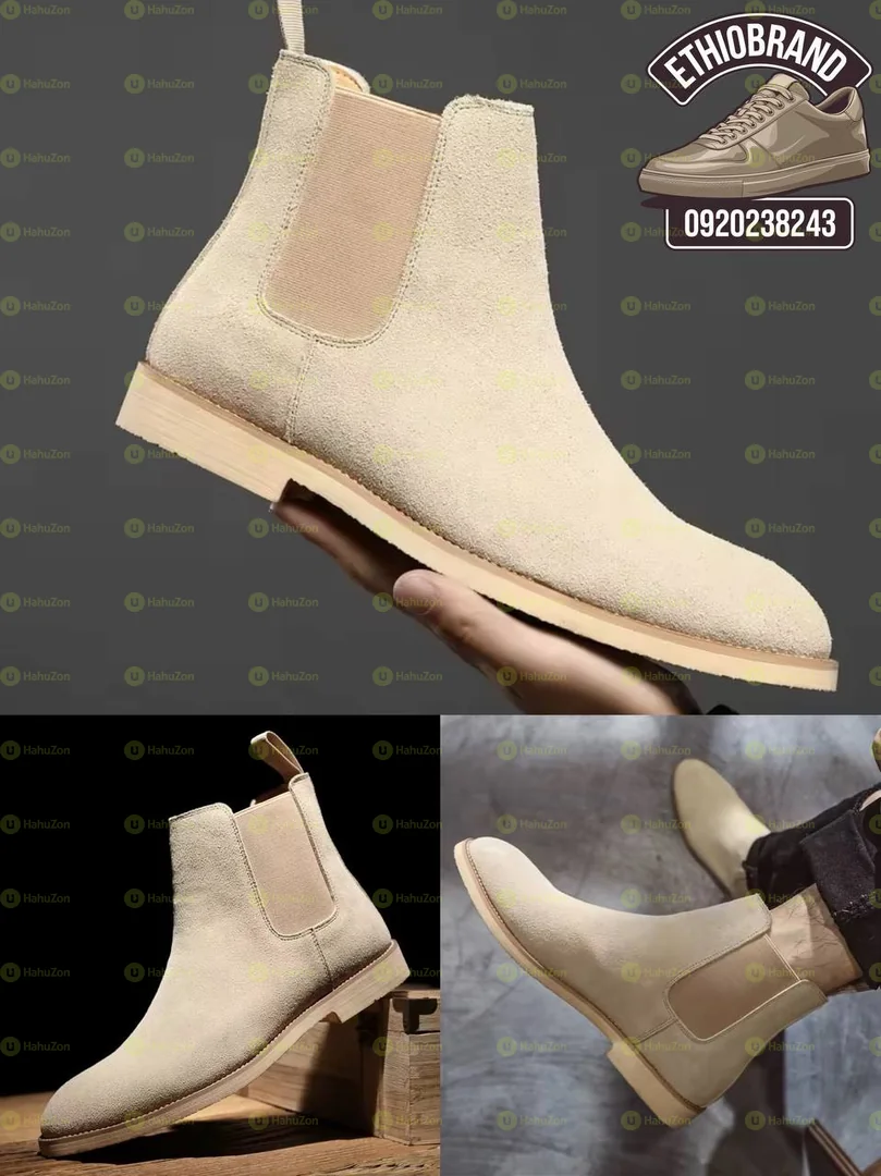 Manladuo Suede Chelsea Men's Boots