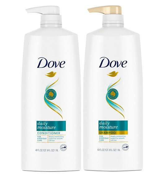 DOVE SHAMPOO AND CONDITIONER