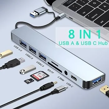 8in1 USB HUB Adapter