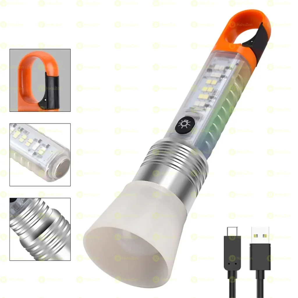 Rechargeable Multifunctional Hand Flashlight
