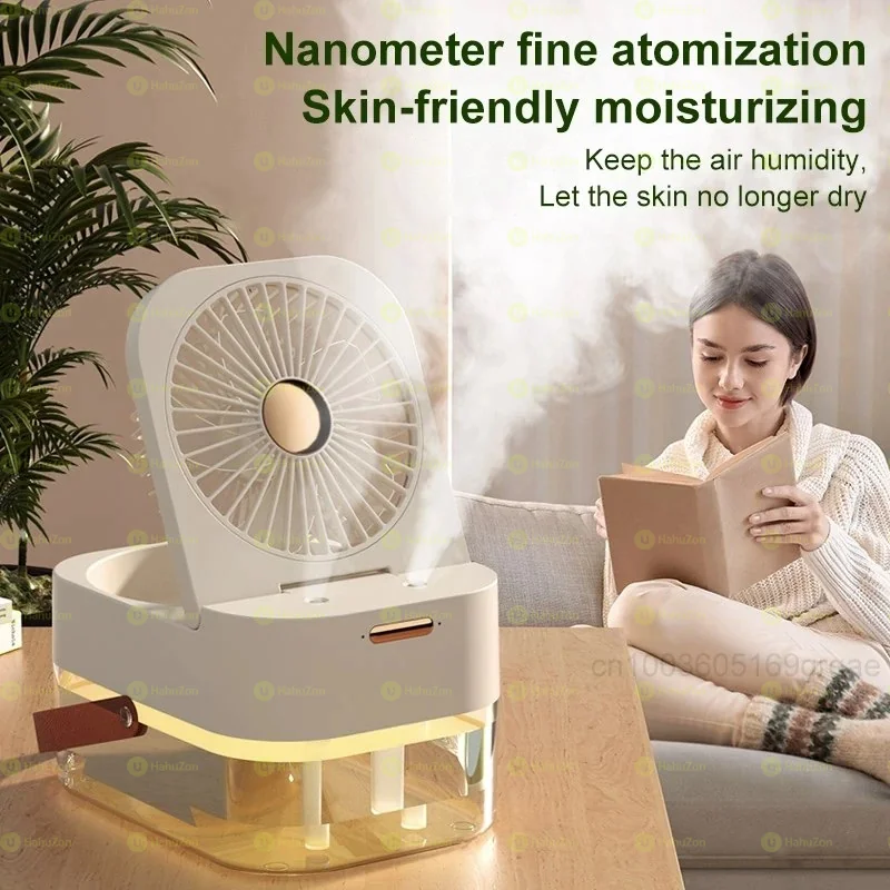 2in1 Dual Spray Humidifier Fan