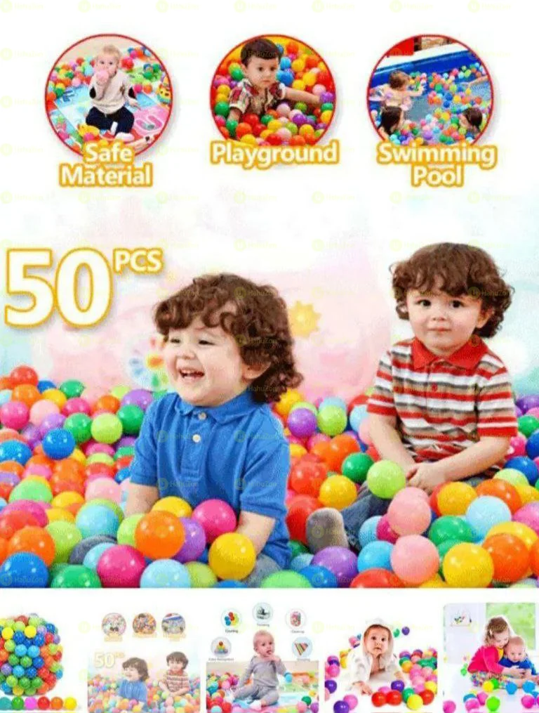 Colourful Plastic Play Balls
