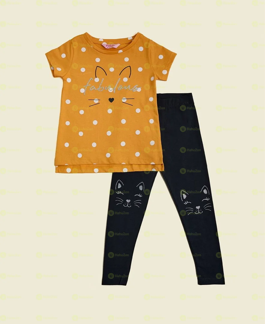 Printed Top And Bottoms Set