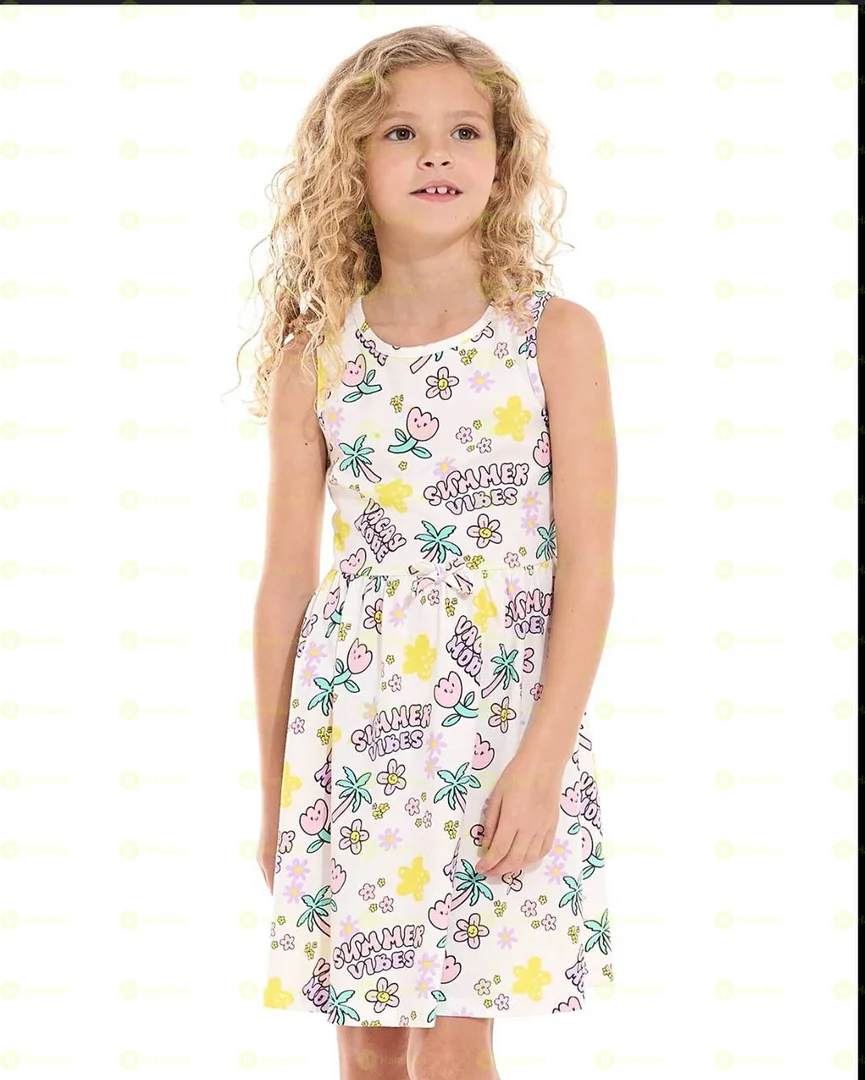 Printed Sleeveless Fit And Flare Dress
