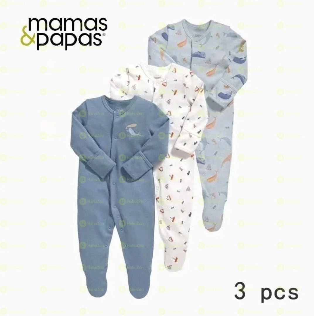 Newborn Baby Foot Wrapped Jumpsuit