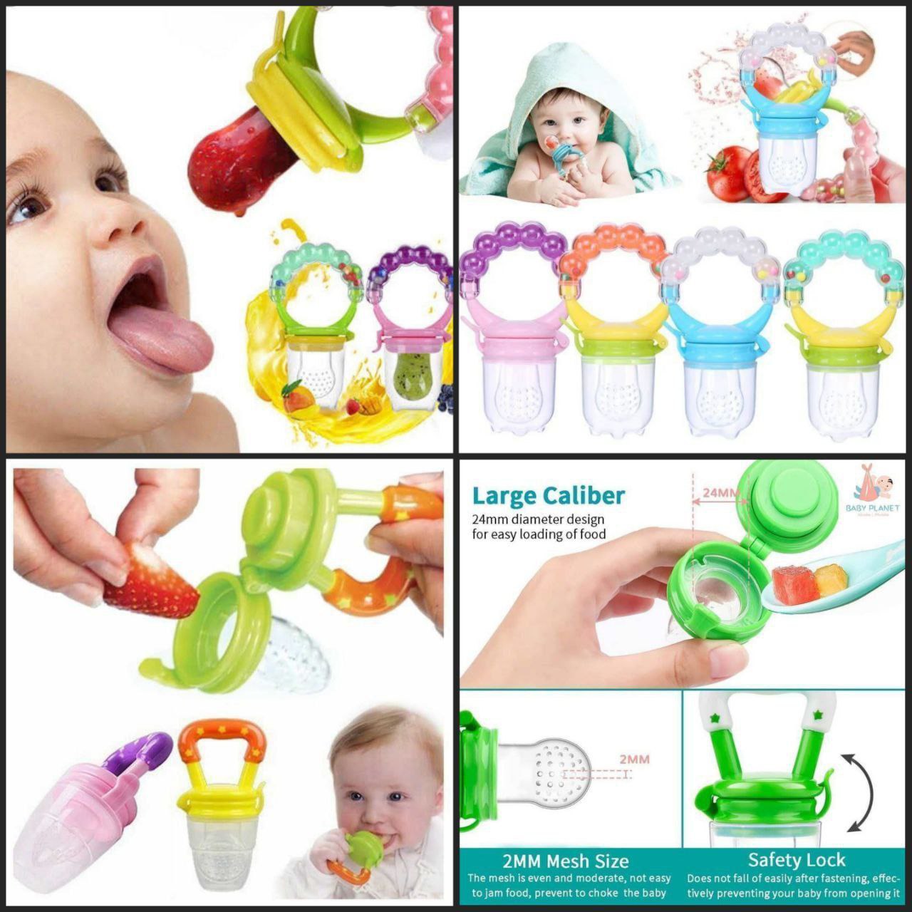 aby Dummy Pacifier Fresh Food Fruit Feeder