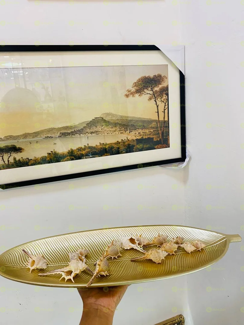 Long Leaf Tray for Table Decoration