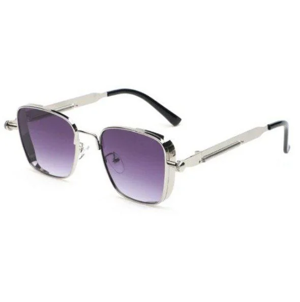 New Vintage Metal Steampunk Sunglasses