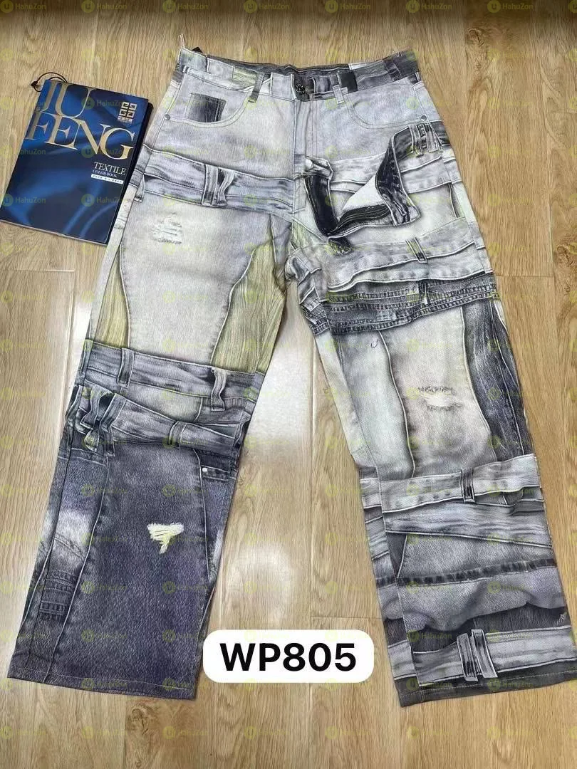 Luxury Striped Men's Baggi Jeans