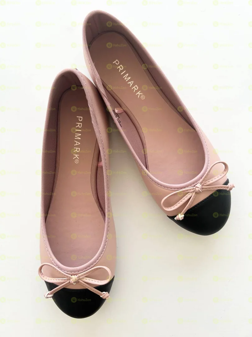 Primark Paneled Bow Ballerina Women's Flat