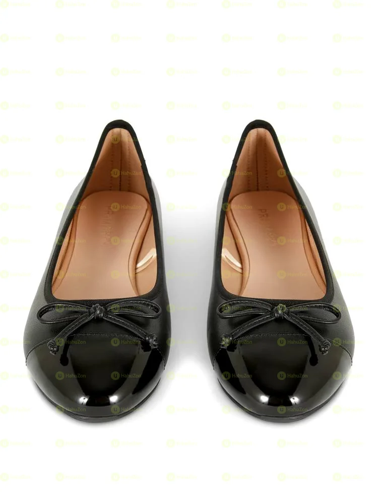 Primark Paneled Bow Ballerina Women's Flat