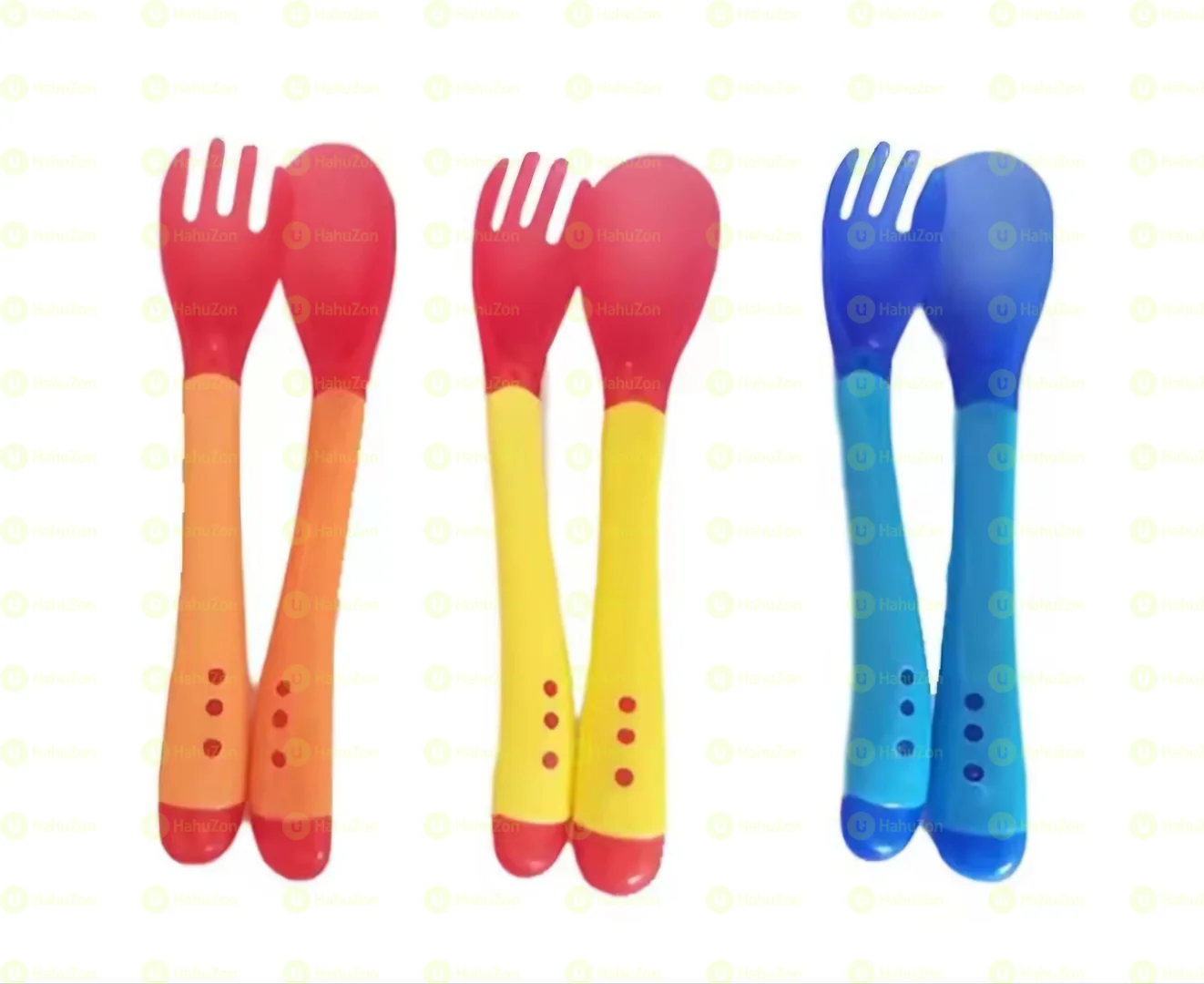 Baby Heat Sensing Spoon with Fork
