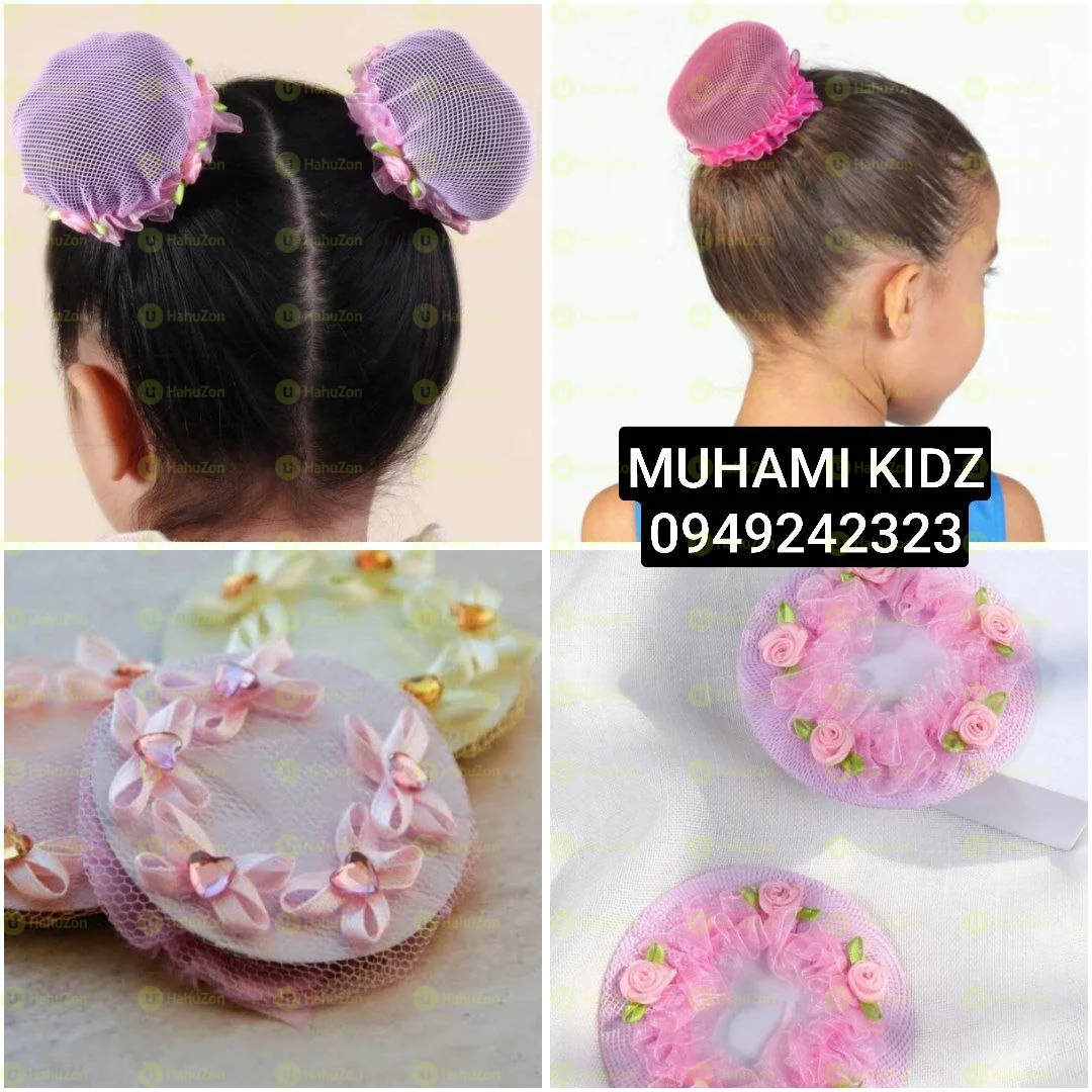 Toddler Girls Mesh Hair Bun Net
