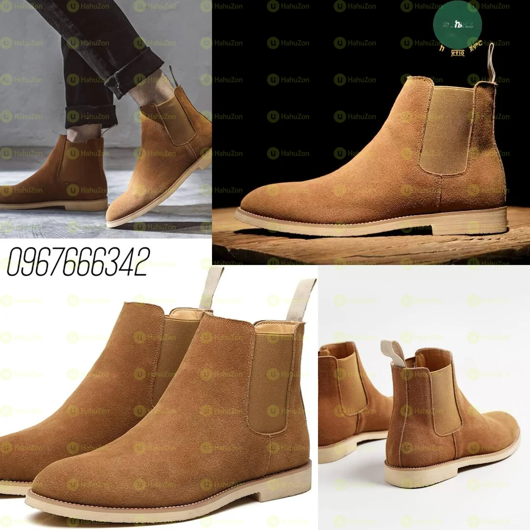 Manladuo Pure Suede Chelsea Men's Boot