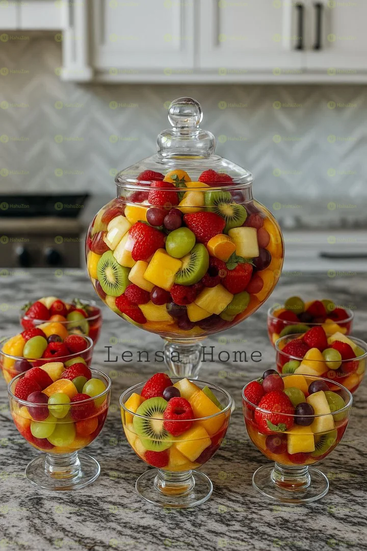 9 pcs Dessert Set Premium Glass