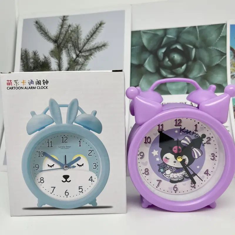 Cartoon Shape Alarm Clock For Kids With Portable Stand