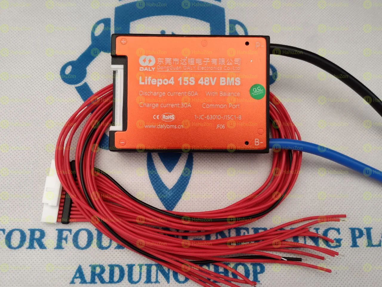BMS 15S 48V 60A LiFePO4