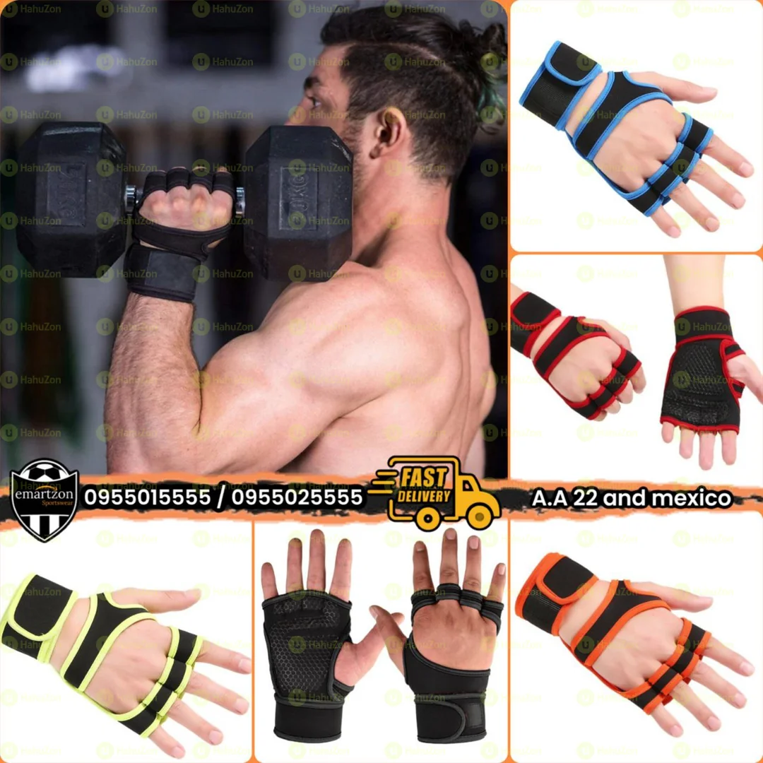 High-quality weightlifting stylish open-back workout gloves