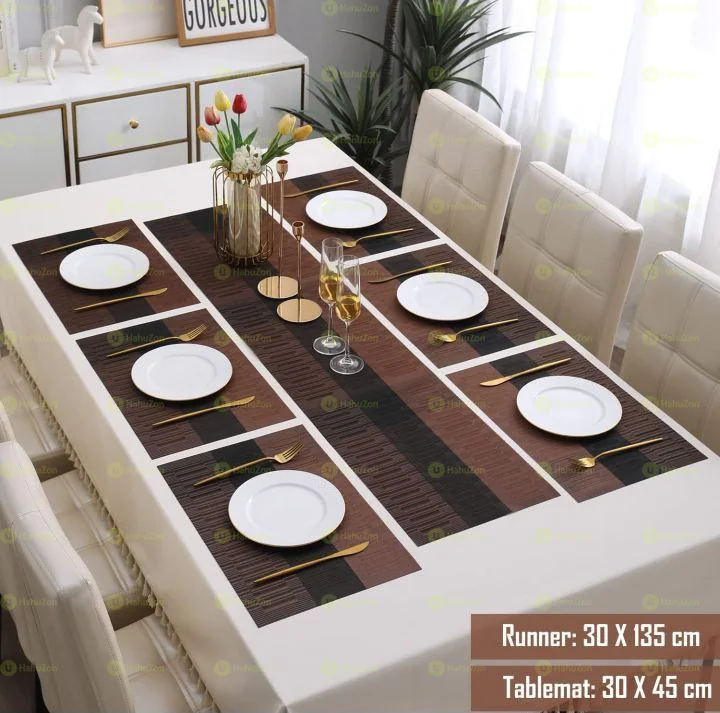 7pcs Table Mat with Runner