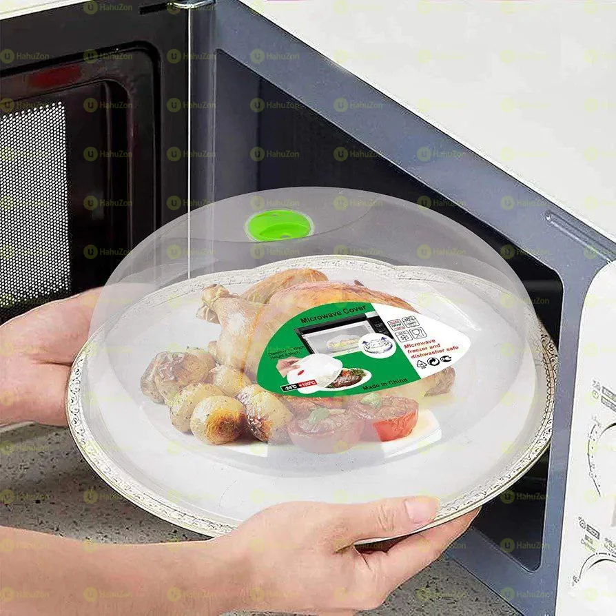 Microwave Food Cover With Plate