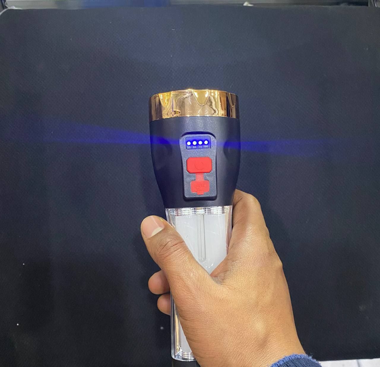 Rchargeable And Solar Led Flashlight