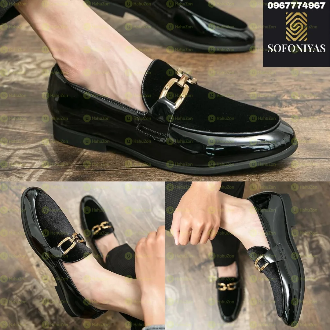 Mirror Loafers Gold Ring Shoes