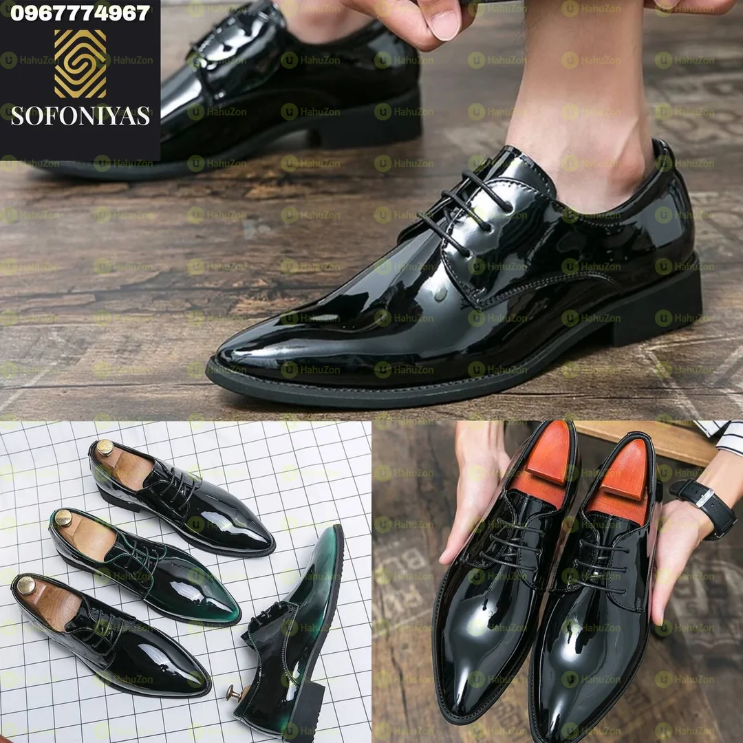 Mirror Face Oxford Men's Shoes