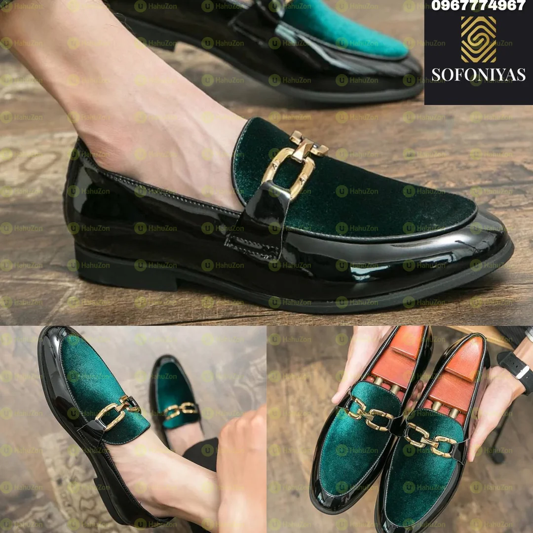 Mirror Loafers Gold Ring Shoes