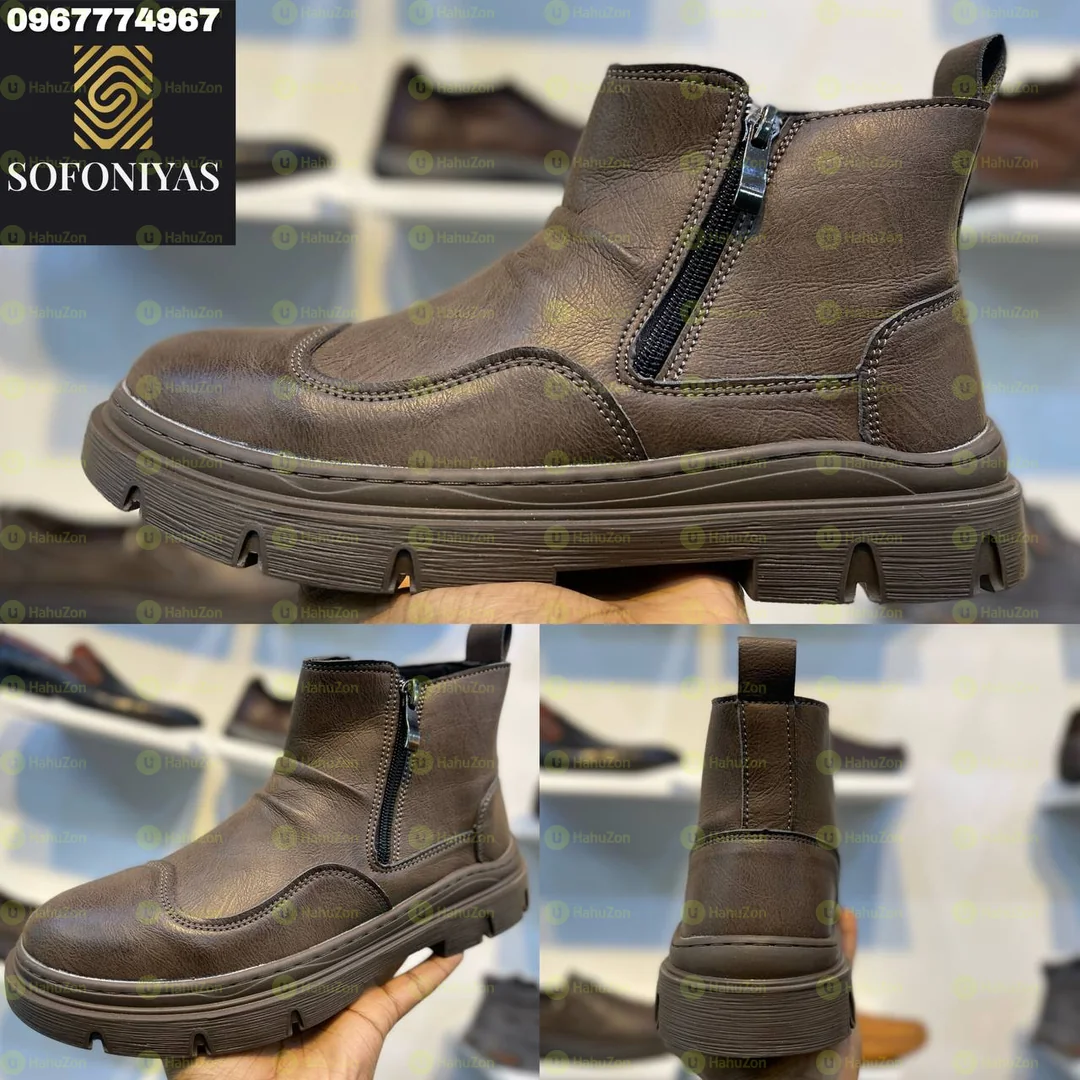 KX Boots Comfort Leather Men's Shoes