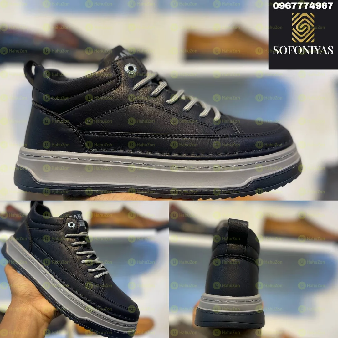 J Lace up Comfort Leather Shoes