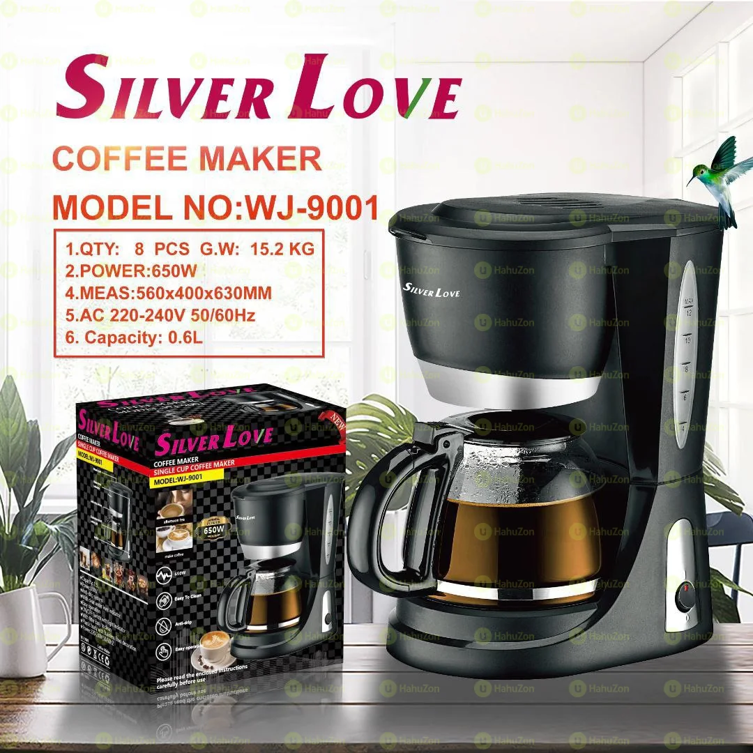 Silver Love Electrical coffee Maker