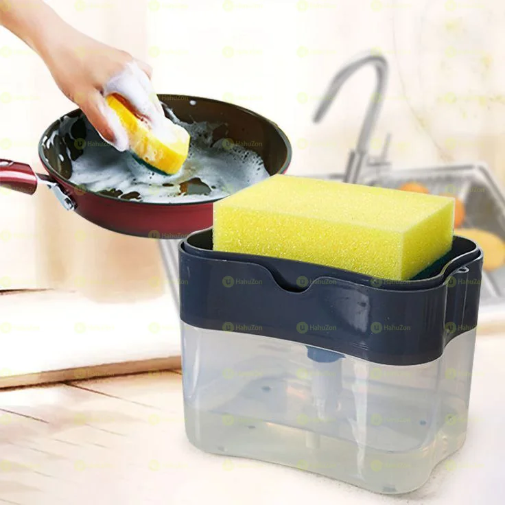 Soap Pump Dispenser with Sponge
