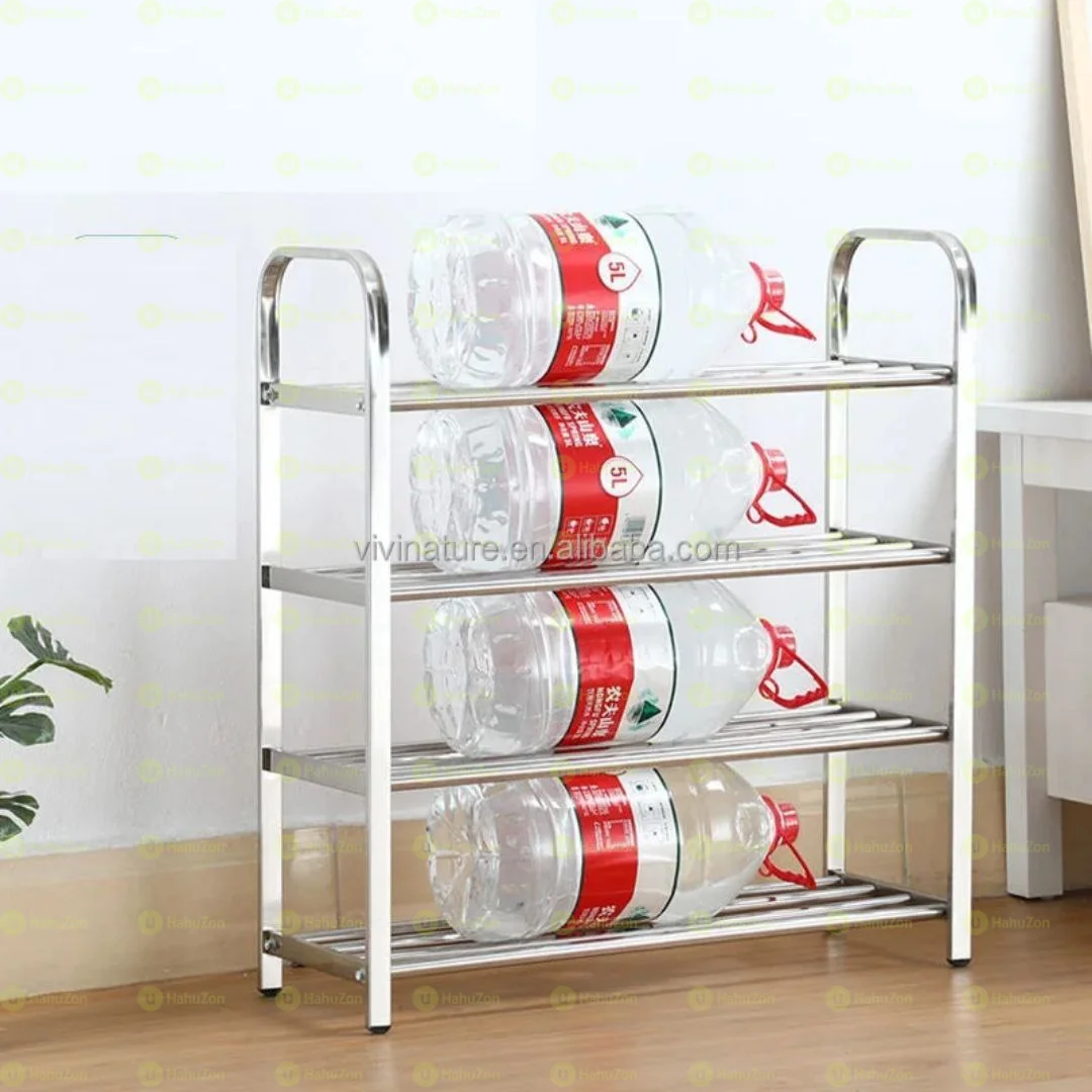 4 layer Stainless Steel Shoes Rack